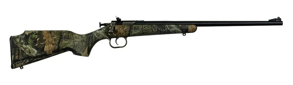 Keystone Crickett Compact .22WMR Single Shot Rifle - 1 Round | 16.125" Barrel | Mossy Oak Break-Up Stock | Synthetic | Blue/Black