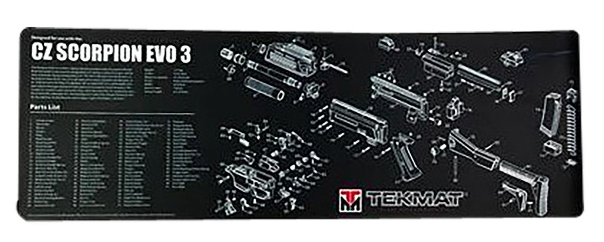 TEKMAT Pistol MAT FOR CZ SCORPION Black
