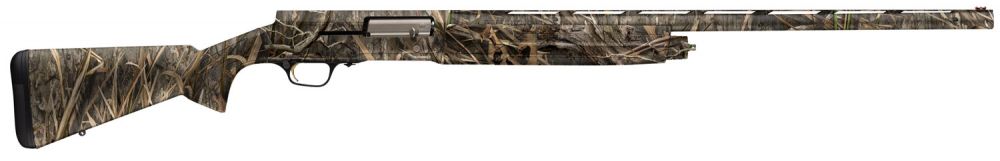 Browning A5 12 GA 28" 4+1 3.5" Mossy Oak Shadow Grass Habitat Right Hand - 4+1 Rounds | 28" Barrel | 3.5" Chamber | Mossy Oak Shadow Grass Blades Stock | Synthetic