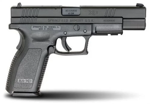 SPR XD 40SW TACTICAL 5 BLK 10RD CA LEGAL - 10+1 Rounds | 5" Barrel | Polymer Grips | Blue/Black | 3-Dot Sights