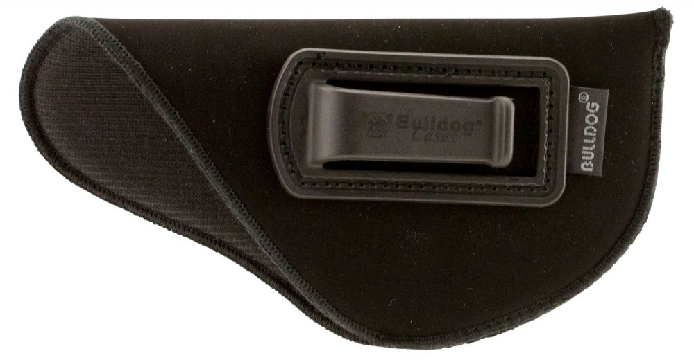 Bulldog Deluxe Inside The Waistband Fits Most Compact Autos w/2.5"- 3.75" - Black Color | Glock 26 Gun Mod | Suede Material