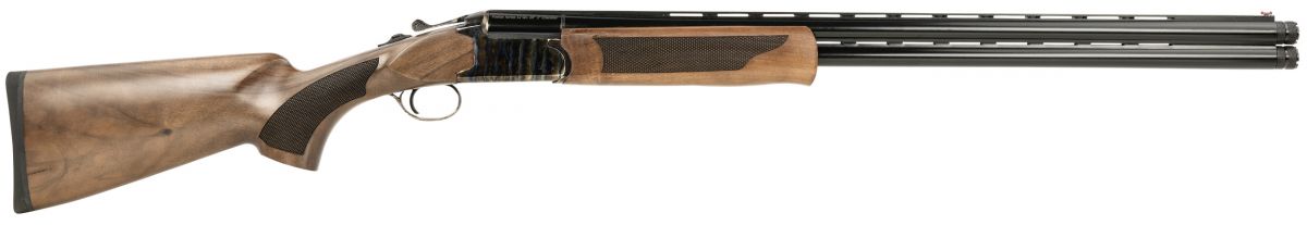 Pointer Acrius 20 ga. 28" Over Under Shotgun Case Colored, Walnut Stock - 2 Rounds | 28" Barrel | Wood Stock
