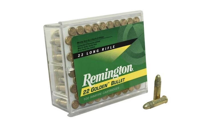 Remington .22 LRHigh Velocity 40 Grain Plated Lead R - Brass Casing