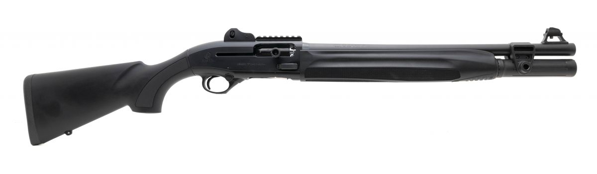Beretta 1301 LE Tactical 12ga Shotgun 18.5" Black - 6+1 Rounds | 18.5" Barrel | 3" Chamber | Black Stock | Synthetic | Blue/Black