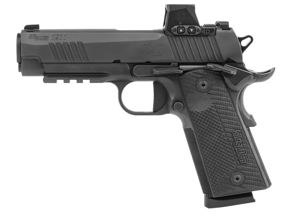SIG SAUER 1911 X Carry 45 ACP Semi Auto Pistol - 8+1 Rounds | 4.25" Barrel | Blue/Black | Night Sights