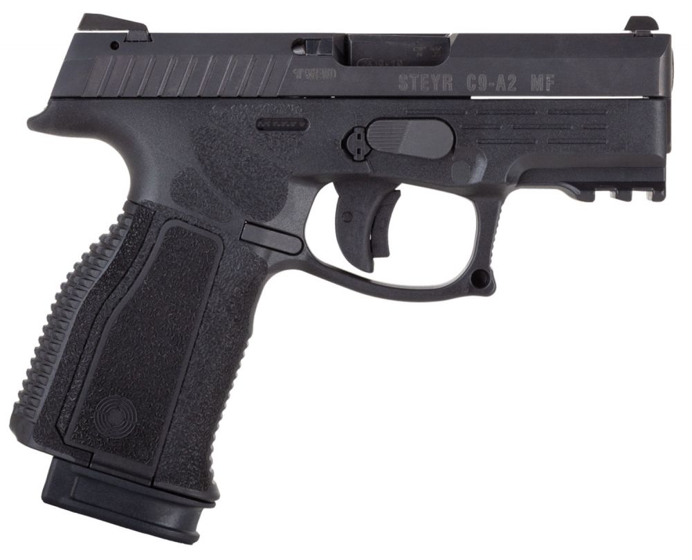 Steyr Arms C9-AC MF 9mm Pistol - 17+1 Rounds | 3.8" Barrel | Polymer Grips | Blue/Black