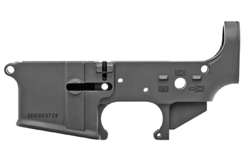 Spike's Tactical No Logo AR-15 Stripped 223 Remington/5.56 NATO Lower Receiver - Blue/Black