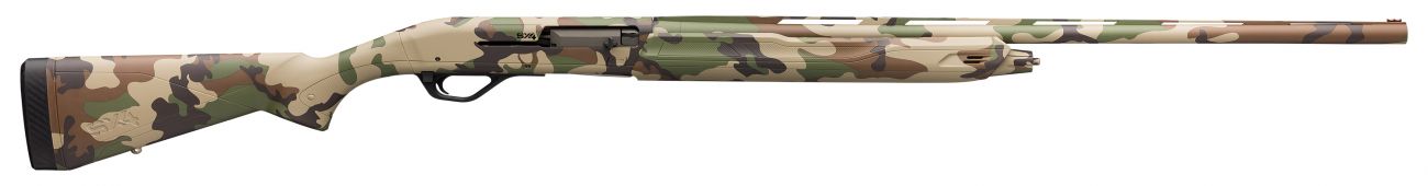 Winchester Guns SX4 Waterfowl Hunter 20 GA 28" 4+1 3" Woodland Camo Fixed Textured Grip Paneled Stock Right Hand (F - 4+1 Rounds | 28" Barrel