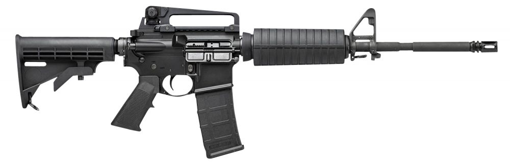 Stag Arms Stag 15 M4 223 Remington/5.56 NATO AR15 Semi Auto Rifle - 30 Rounds | 16" Barrel | 6-Position Black Stock | Synthetic | Blue/Black