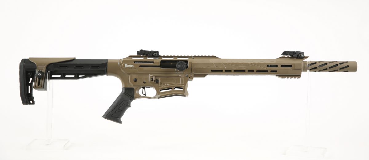 Legacy Sports International Citadel Boss-25 Flat Dark Earth 12 Gauge Shotgun - 5+1 Rounds | 18.75" Barrel | 3" Chamber | FDE Synthetic Stock | Synthetic