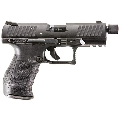 Walther Arms PPQ Tactical M2 SD 10 Rounds 22 Long Rifle Pistol - 10+1 Rounds | 4" Barrel | Polymer Grips | Blue/Black | 3-Dot Sights