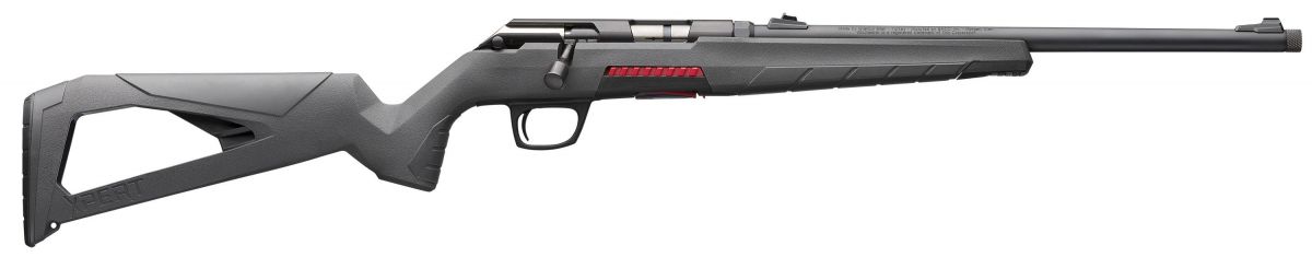 Winchester Xpert 22 SR .22 Long Rifle - 10+1 Rounds | 16.5" Barrel | Gray Stock | Synthetic | Blue/Black