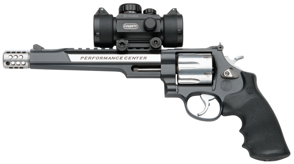 Smith & Wesson Performance Center Model 629 Hunter 44mag Revolver - 6 Rounds | 7.5" Barrel | Stainless/Silver | 3-Dot Sights