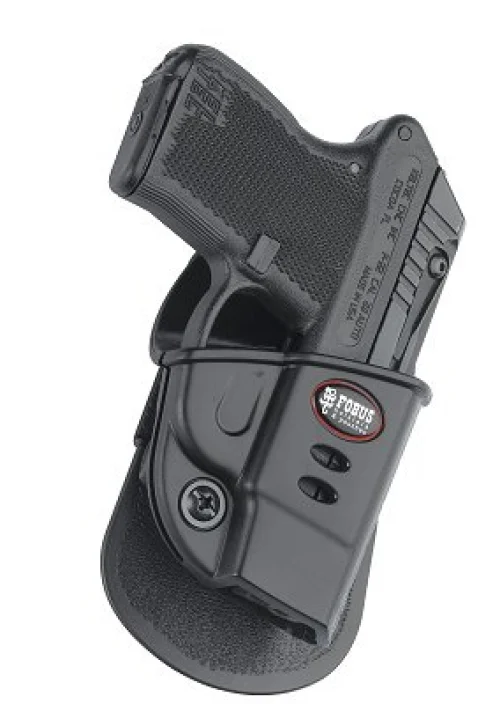 Fobus Standard Evolution Paddle Holster For Kel-Tec P3AT/.38 - Black Color | Plastic Material | Paddle Holster Type