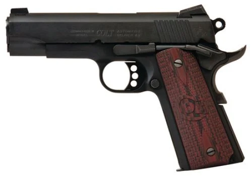 Colt Lightweight Commander 9mm Semi Auto Pistol - 8 Rounds | 4.25" Barrel | Black