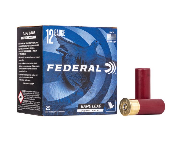 Federal H1236 Game-Shok Upland Heavy Field 12 GA 2.75" 1 1/8 oz#6 25rd box