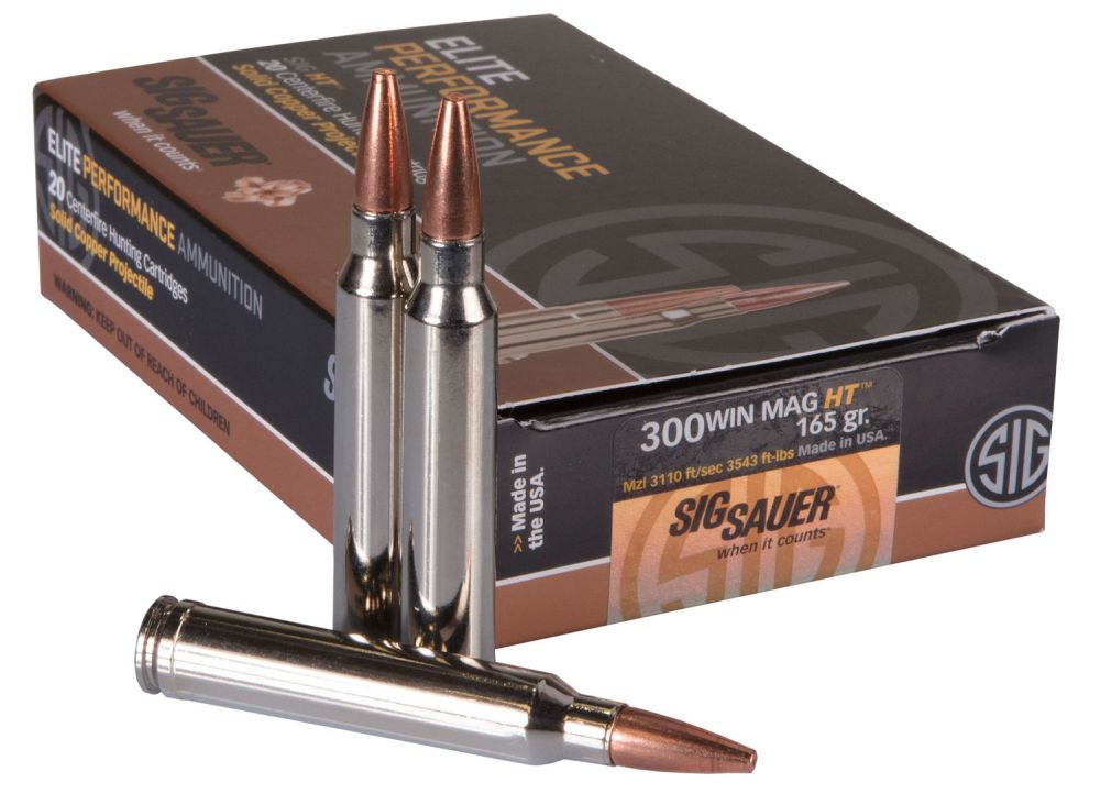 Sig Sauer E3WMH1-20 300 165 ELITE HNT 20/10 - Brass Casing