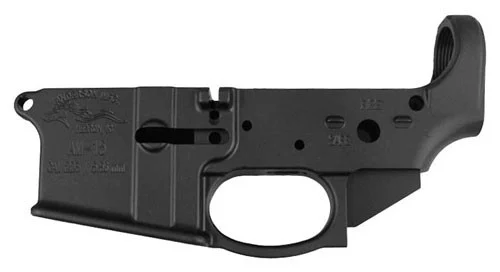 Anderson Manufacturing AR-15 Stripped Closed Trigger 223 Remington/5.56 NATO Lower Receiver - Blue/Black