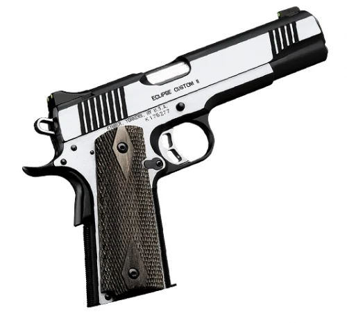 Kimber 1911 Eclipse Custom II 45ACP 5" Threaded- 8+1 Rounds | 5" Barrel | Wood Grips | Stainless/Silver | Night Sights