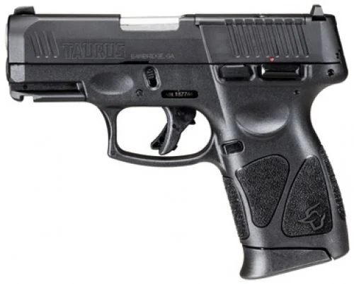 Taurus G3C TORO 9mm, 3.2" Barrel, Optic Ready, Black, MA Compliant, 10 Rounds - 10+1 Rounds | 3.2" Barrel | Polymer Grips | Blue/Black