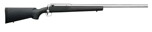 Savage 12 LRPV Left Port 223 Rem 26"SS 1-7"Twist Fluted - 1 Round | 26" Barrel | Fixed Stock | Synthetic | Stainless/Silver