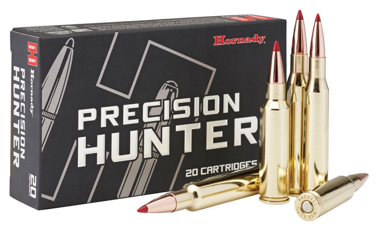 Hornady Precision Hunter ELD-X 308 178 gr Winchester Ammo 20 Round Box - Brass Casing