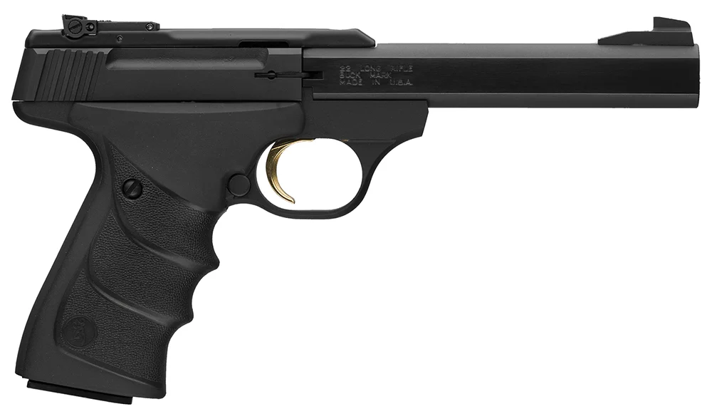 Browning Buck Mark Standard URX 22 Long Rifle Pistol, 5.5" Barrel, Black, 10 Rounds - 10+1 Rounds | 5.5" Barrel | Blue/Black