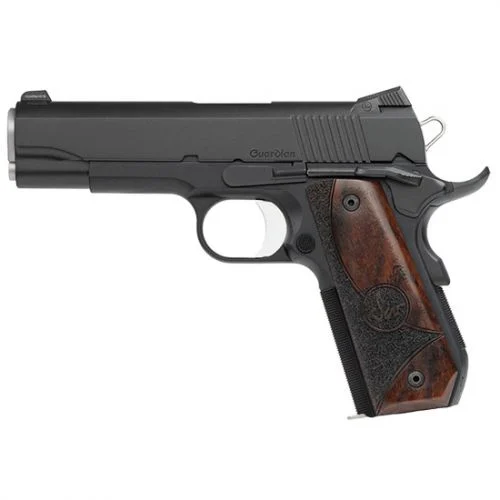 Dan Wesson Guardian 9mm - 9+1 Rounds | 4.25" Barrel | Wood Grips | Blue/Black | 3-Dot Sights