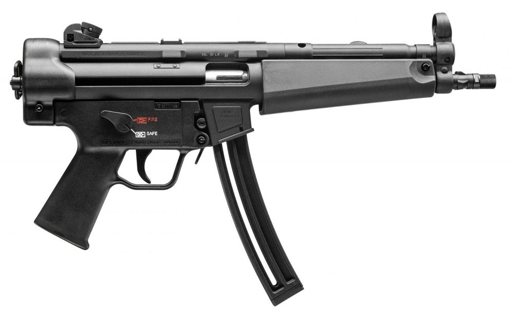 Heckler & Koch H&K MP5 .22 LR Semi Auto Pistol - 10+1 Rounds | 8.5" Barrel | Polymer Grips