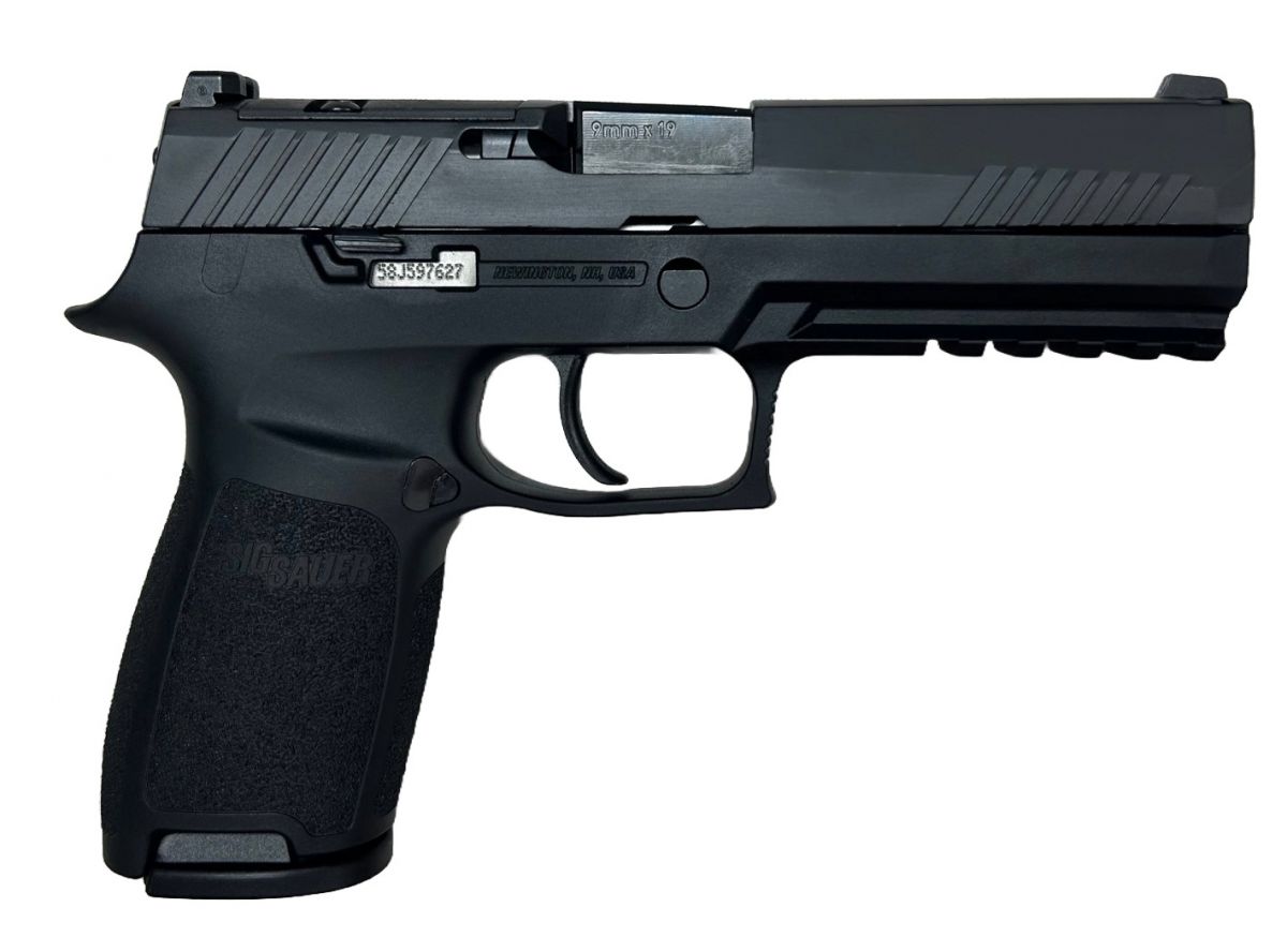 Sig Sauer P320 Full Size 9 Optic Ready, Siglite Night Sights, 17+1 - 17+1 Rounds | 4.7" Barrel | Blue/Black