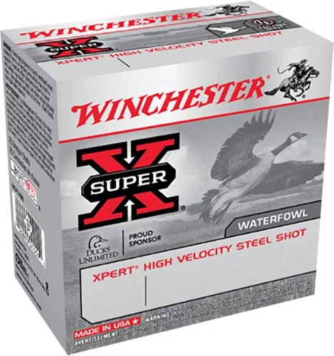 Winchester Ammo WEX12H6 Super X Xpert High Velocity 12 Gauge 2.75" 1 1/8 oz 6 Shot 25 Bx/ 10 Cs - Brass Casing