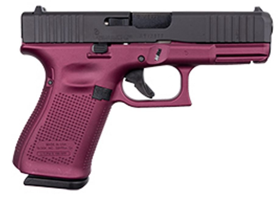 Glock 19 Gen5 9mm 4.02" Black Cherry Cerakote 15+1 - 15+1 Rounds | 4.02" Barrel