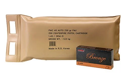 PMC45 ACP 230 GR FMJBattle packs 250rd box - Brass Casing