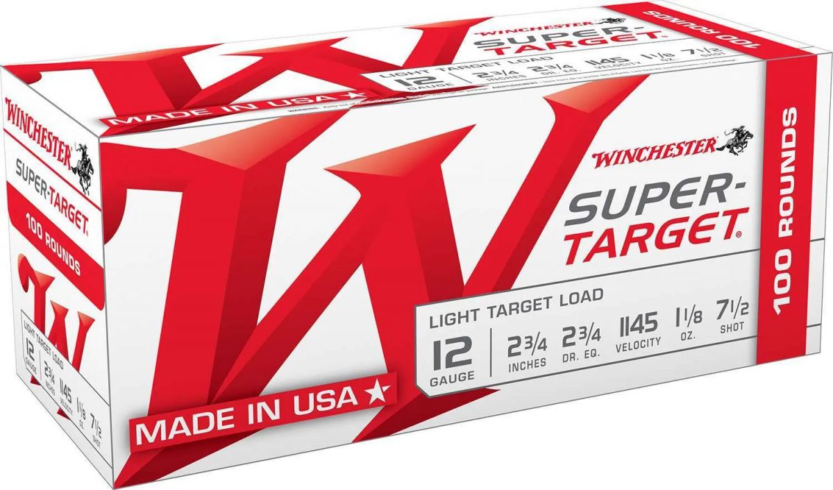 Winchester Super Target Value pack 12 GA 1-1/8oz#7.5100rd pack