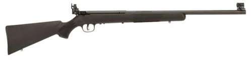 Savage Mark I FVT Left Handed .22 LR Bolt Action Rifle - 1 Round | 21" Barrel | Black Stock | Synthetic | Blue/Black
