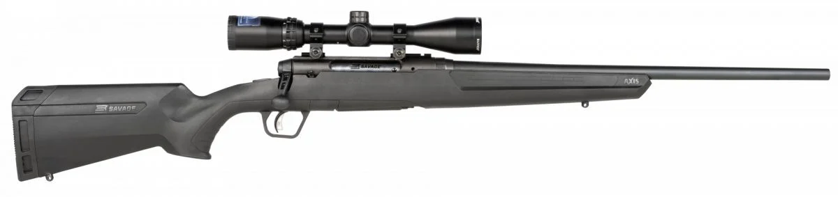 Savage Arms Axis II XP Compact Matte Black 6.5mm Creedmoor Bolt Action Rifle - 4+1 Rounds | 20" Barrel | Black matte Stock | Synthetic | Blue/Black
