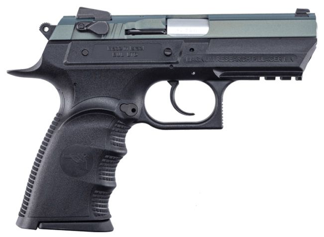 Magnum Research BABY EAGLE .40 S&W 3.85 NORTH LIGHTS SLIDE 12RD - 12 Rounds | 3.85" Barrel | Polymer Grips | Blue/Black
