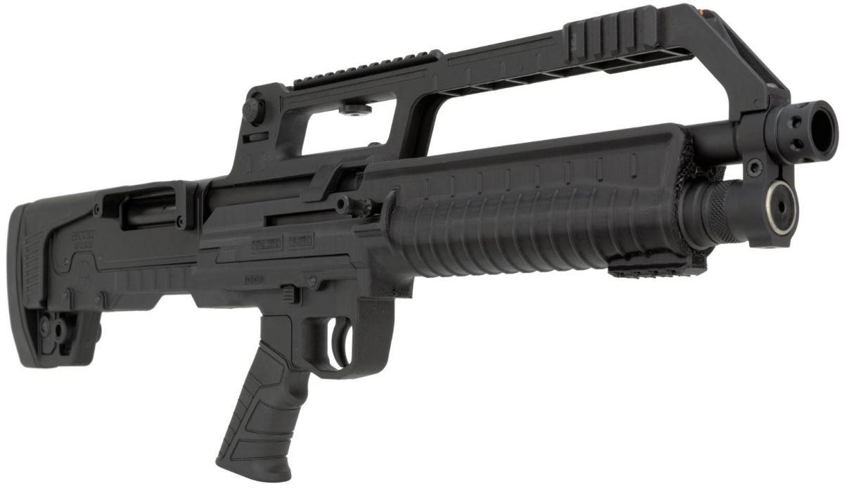 Escort BullTac Semi-Auto 12ga 18" Bullpup Tactical Shotgun 5+1 - 5+1 Rounds | 18" Barrel | 3" Chamber | Black Stock | Synthetic | Blue/Black