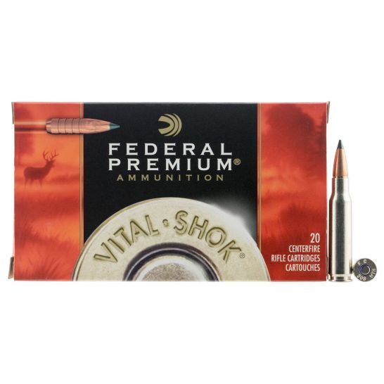 Federal Vital-Shok Trophy Copper 20RD 150gr 308 Winchester - Nickel Plated Brass Casing
