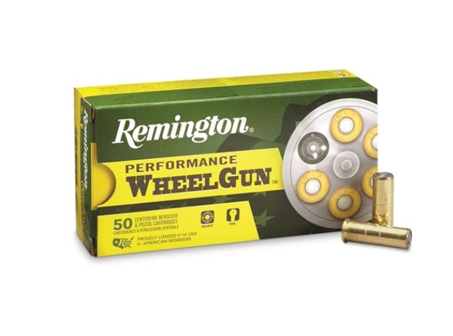 Remington Performance WheelGun 38 Spl 148 GR Targetmaster Lead WC Match 50 Bx/ 10 Cs - Brass Casing