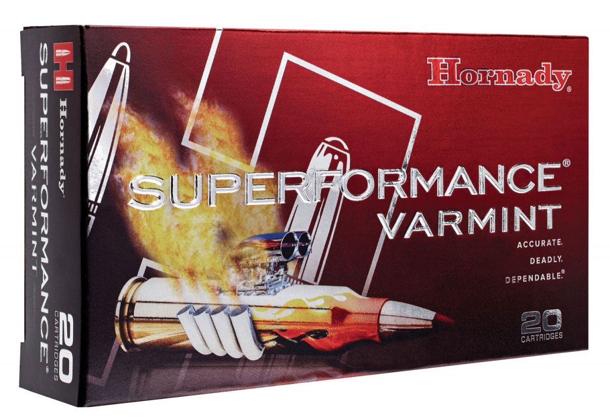 Hornady Superformance Varmint NTX Ammo 223 Remington 35gr 20 Round Box - Brass Casing