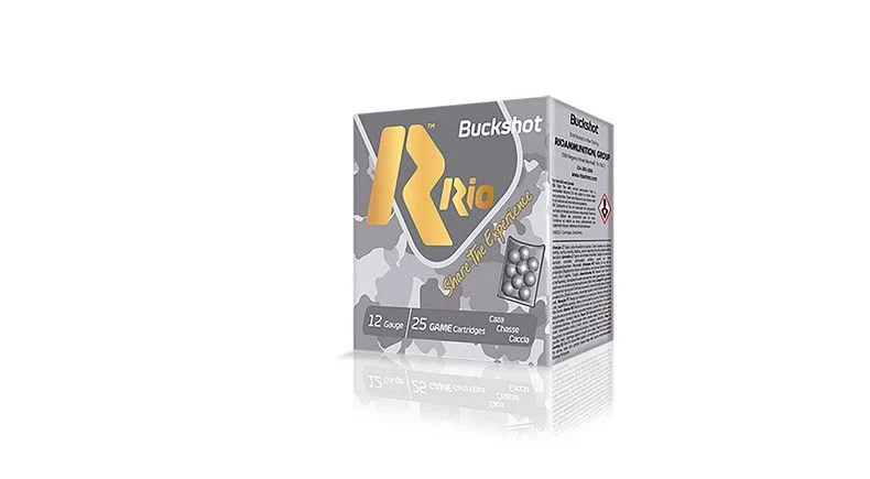 Rio Ammunition Royal Buck 12Gauge 2.75" 9Pellets 1Buck Round 25 Per Box/10 Case