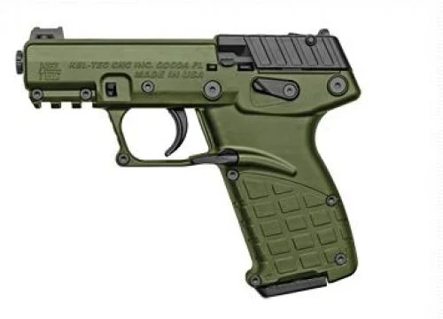 Kel-Tec P17 .22 LR Green 3.9" Threaded 16+1 Pistol - 16+1 Rounds | Green