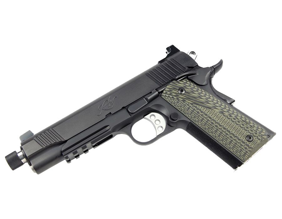 Kimber Custom TLE/RL II .45 ACP Threaded - 7 Rounds | 5.5" Barrel | Composite Grips | Blue/Black | Night Sights