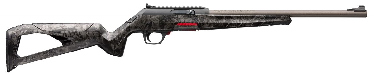 Winchester Wildcat 22Forged Carbon Gray .22 Long Rifle - 10+1 Rounds | 18" Barrel | Camo Stock | Gray