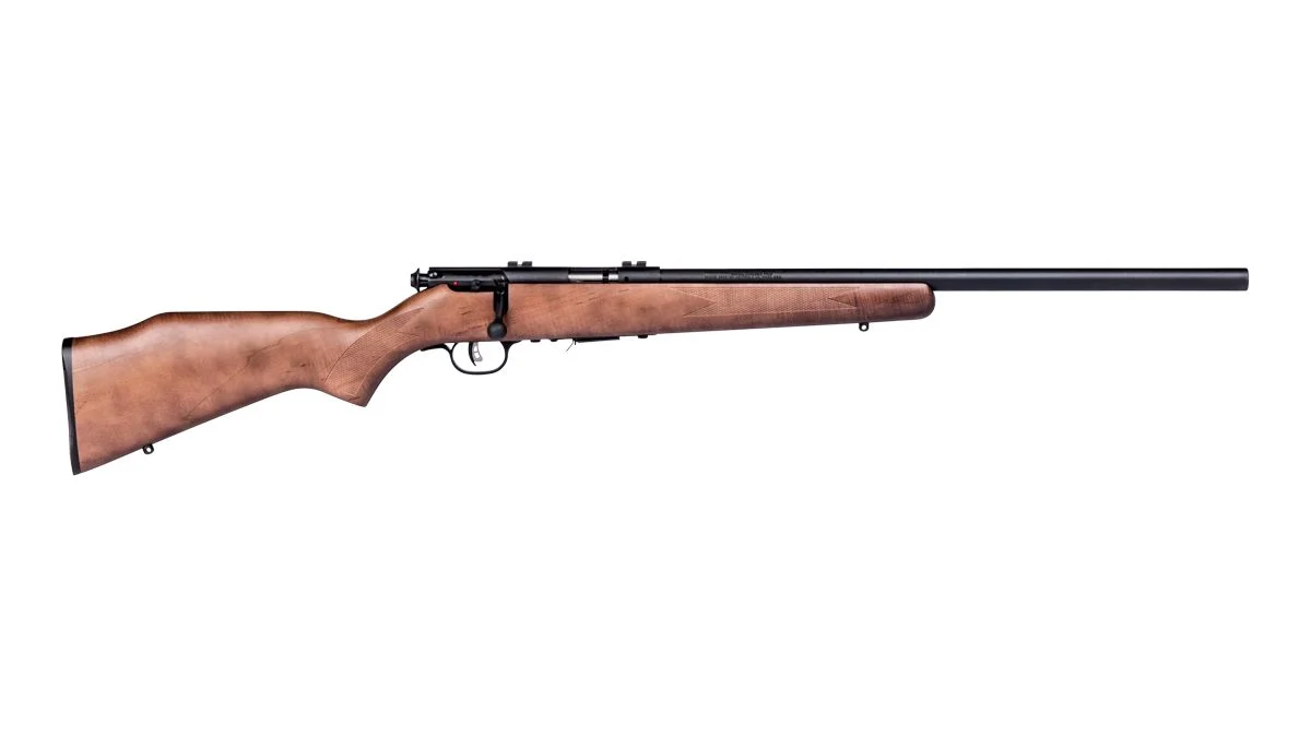 Savage Arms 93R17 GV 17 HMR Bolt Action Rifle - 5 Rounds | 21" Barrel | Wood Stock | Blue/Black