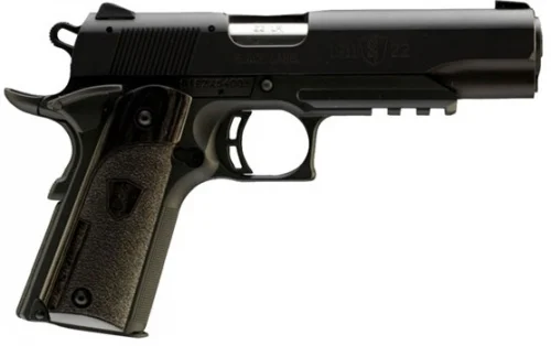 Browning 1911-22 Black Label 22 Long Rifle Pistol - 10+1 Rounds | 4.25" Barrel | Polymer Grips | Blue/Black | 3-Dot Sights