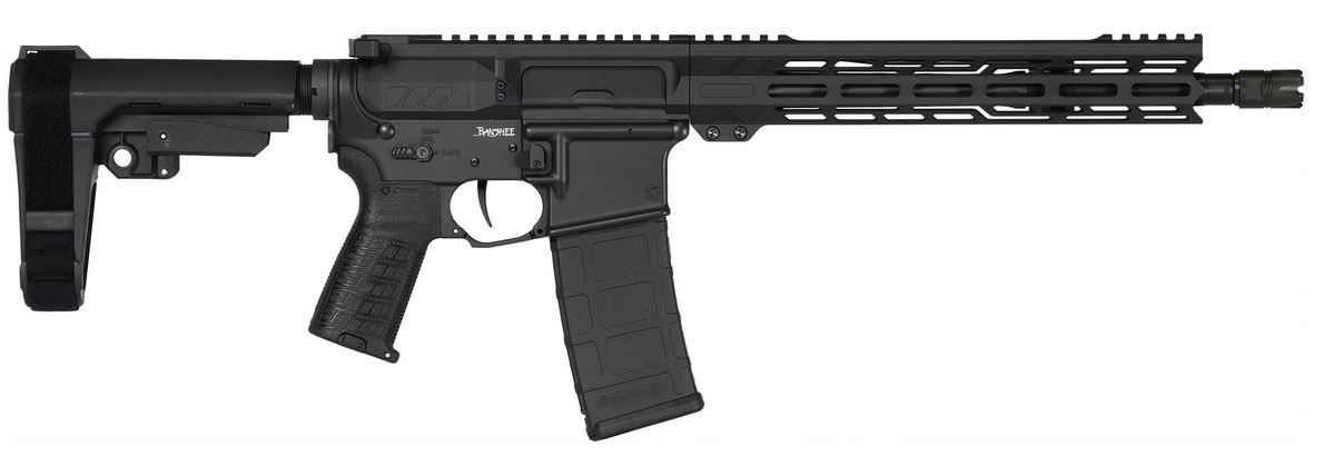 CMMG Inc. Banshee Mk4 5.56 NATO Semi Auto Pistol - 30+1 Rounds | 12.5" Barrel | Blue/Black