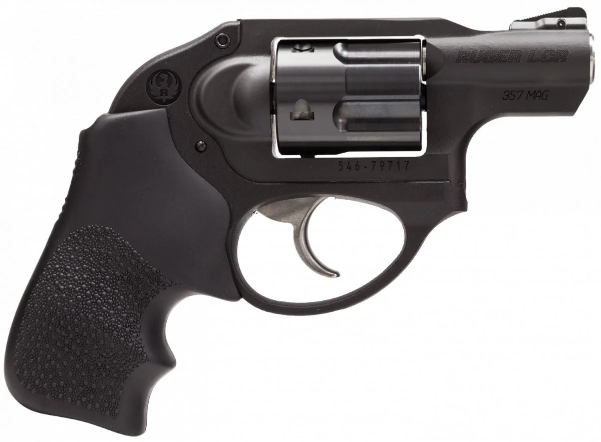 Ruger LCR 357 Magnum Revolver - 5 Rounds | 1.87" Barrel | Rubber Grips | Blue/Black | 3-Dot Sights