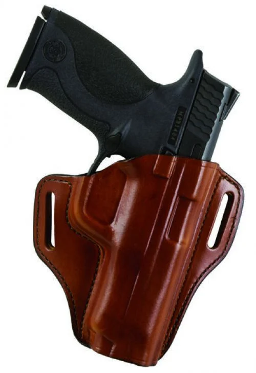 Bianchi 23940 Remedy Tan Leather Belt 1911 4.25" Right Hand - Tan Color | 1911 Commander Gun Mod | Leather Material | Belt Type